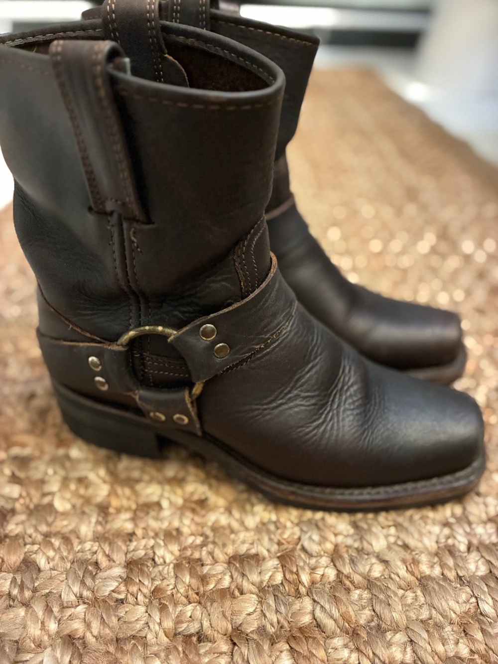 Frye Harness Boot- antique black 7